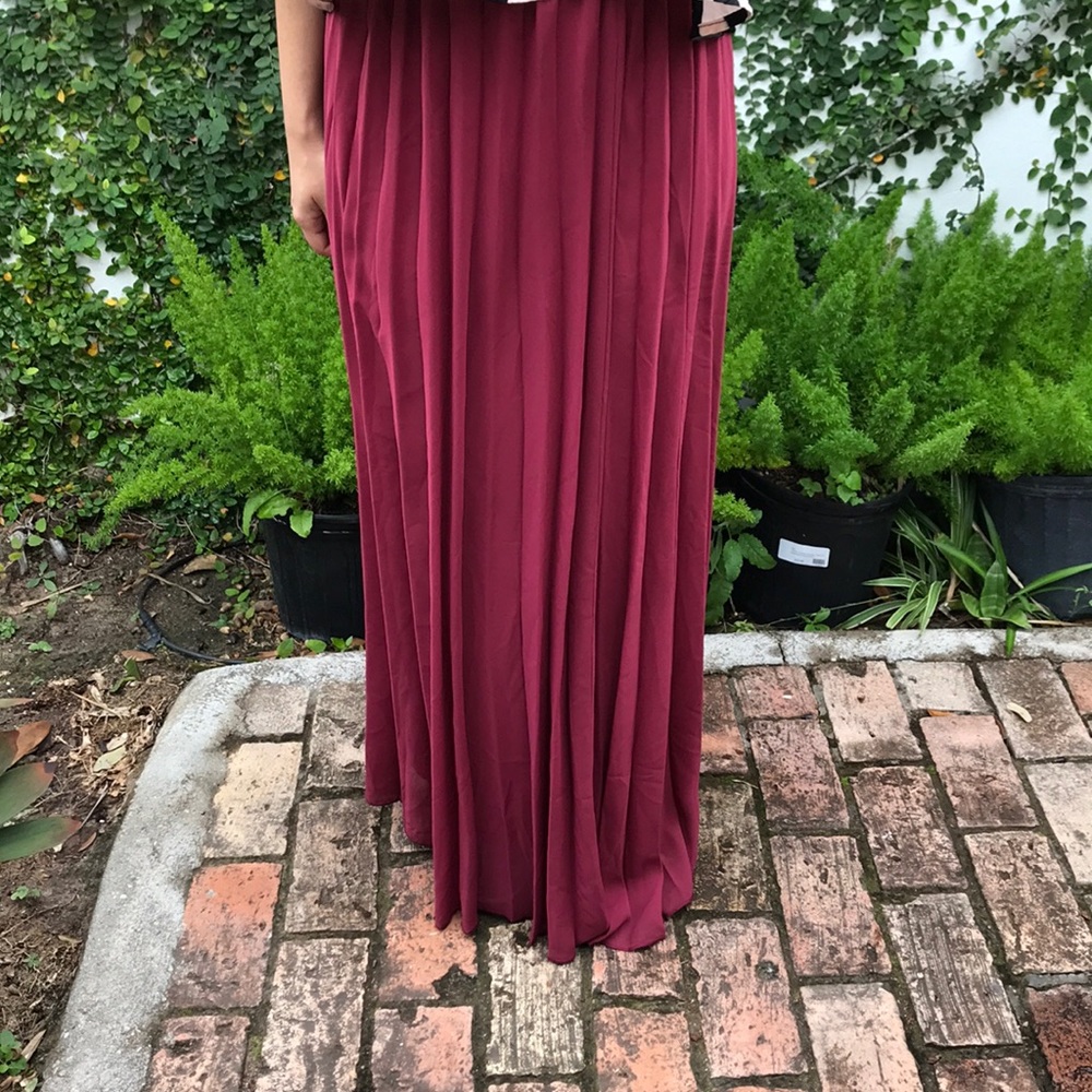 Woman’s long skirt